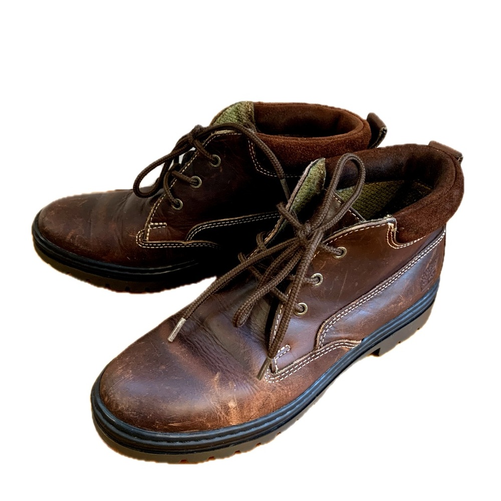 Timberland Dark Brown Lace-Up Boots